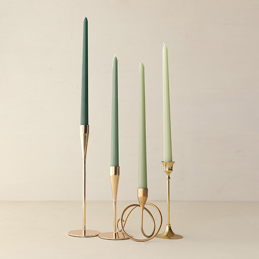 Unscented Taper Candle 4pcs 彩色長蠟燭 無香味 四支裝