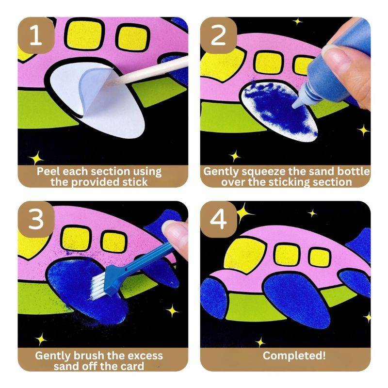 Kids Sand Art Kit 兒童沙畫套裝