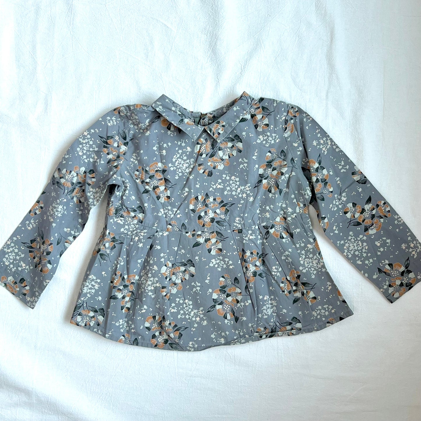 (Pre-loved) Bonpoint Long Sleeves Top 女童碎花長袖上衣 3Y