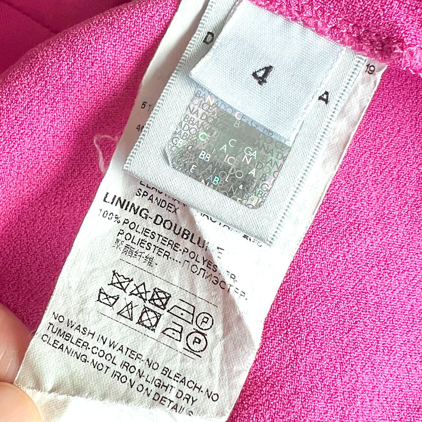 (Pre-loved) D&G Flower Pink Chinese dress 粉紅中式裙 4Y