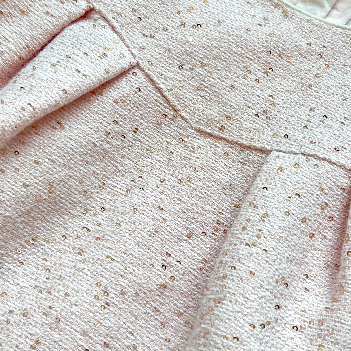 (Pre-loved) Chloe Pink Glitter Sleeveless Dress 女童粉紅色裙 3Y