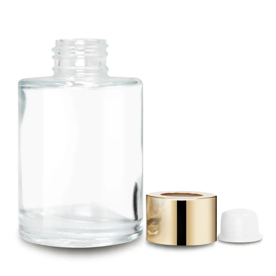 120ml Diffuser Glass bottle 圓形玻璃擴香瓶 (連蓋及內塞)