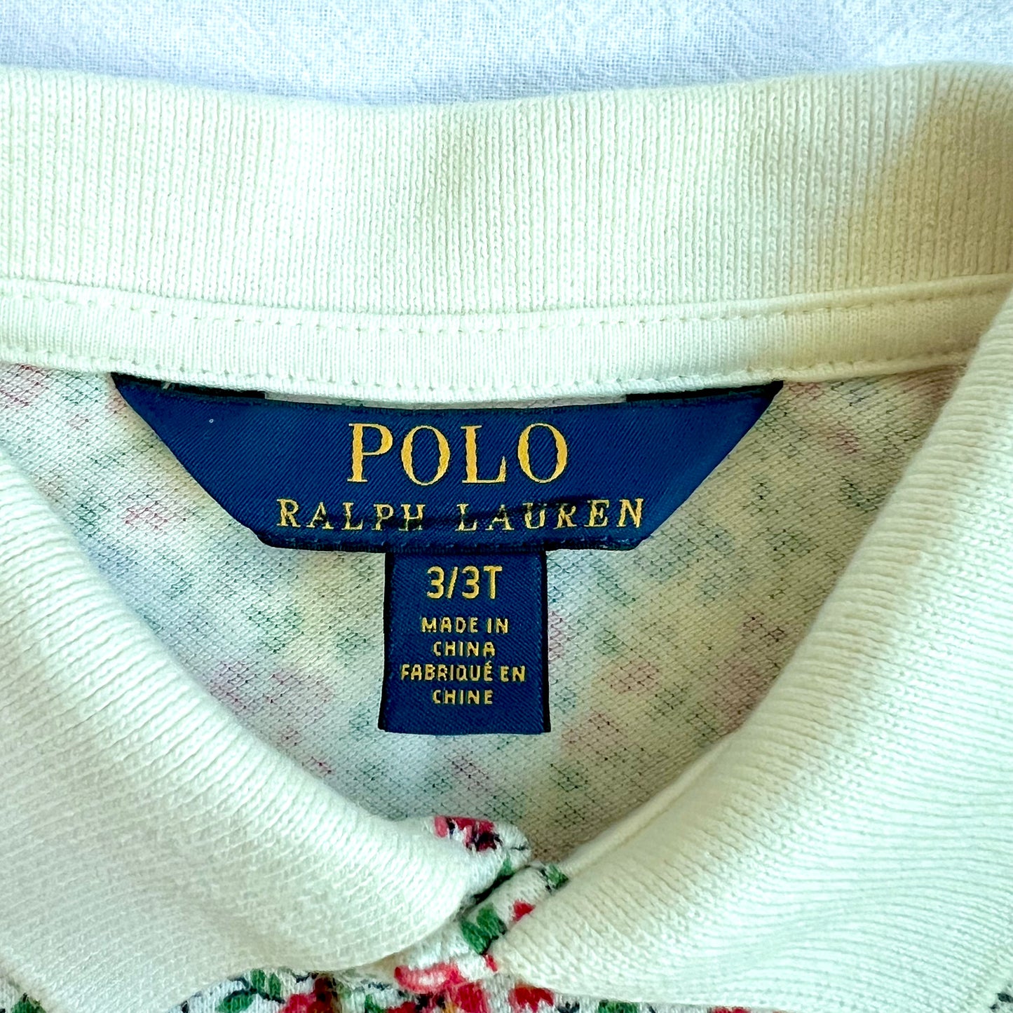 (Pre-loved) Polo Ralph Lauren Floral Shirt 女童碎花短袖衫 3T