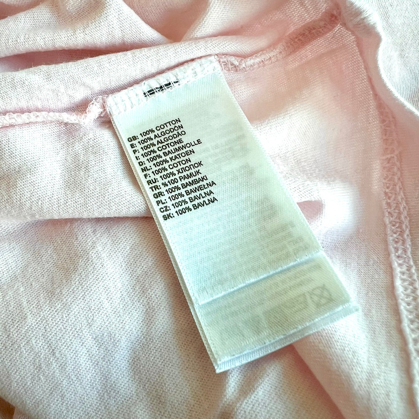 (Pre-loved) The North Face Fox White T-Shirt 狐狸粉紅色短袖衫 3Y