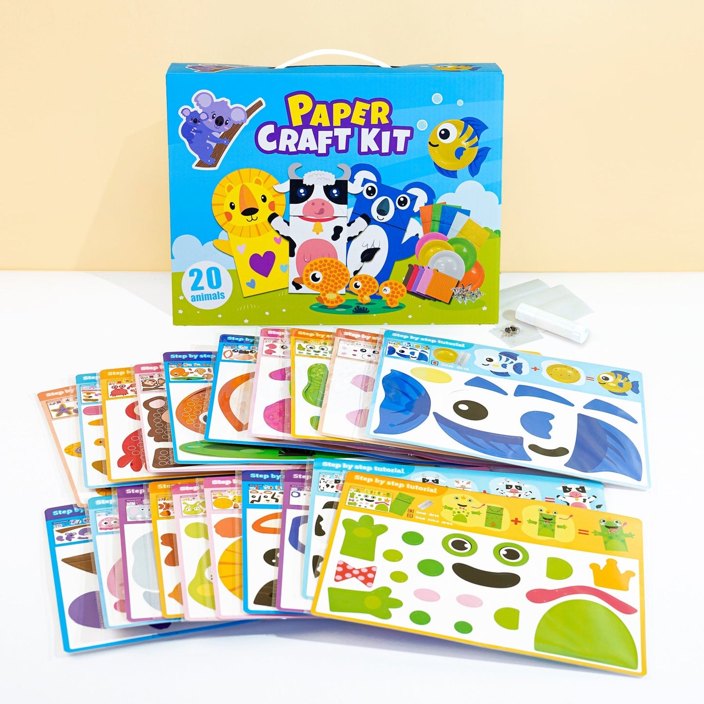 Kids Animal Paper Craft Kit 兒童動物紙藝套裝