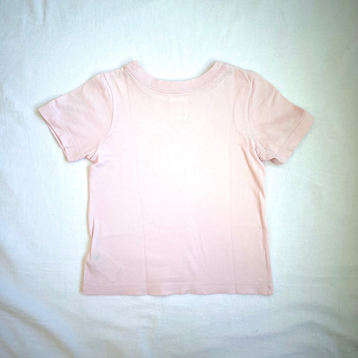 (Pre-loved) The North Face Fox White T-Shirt 狐狸粉紅色短袖衫 3Y