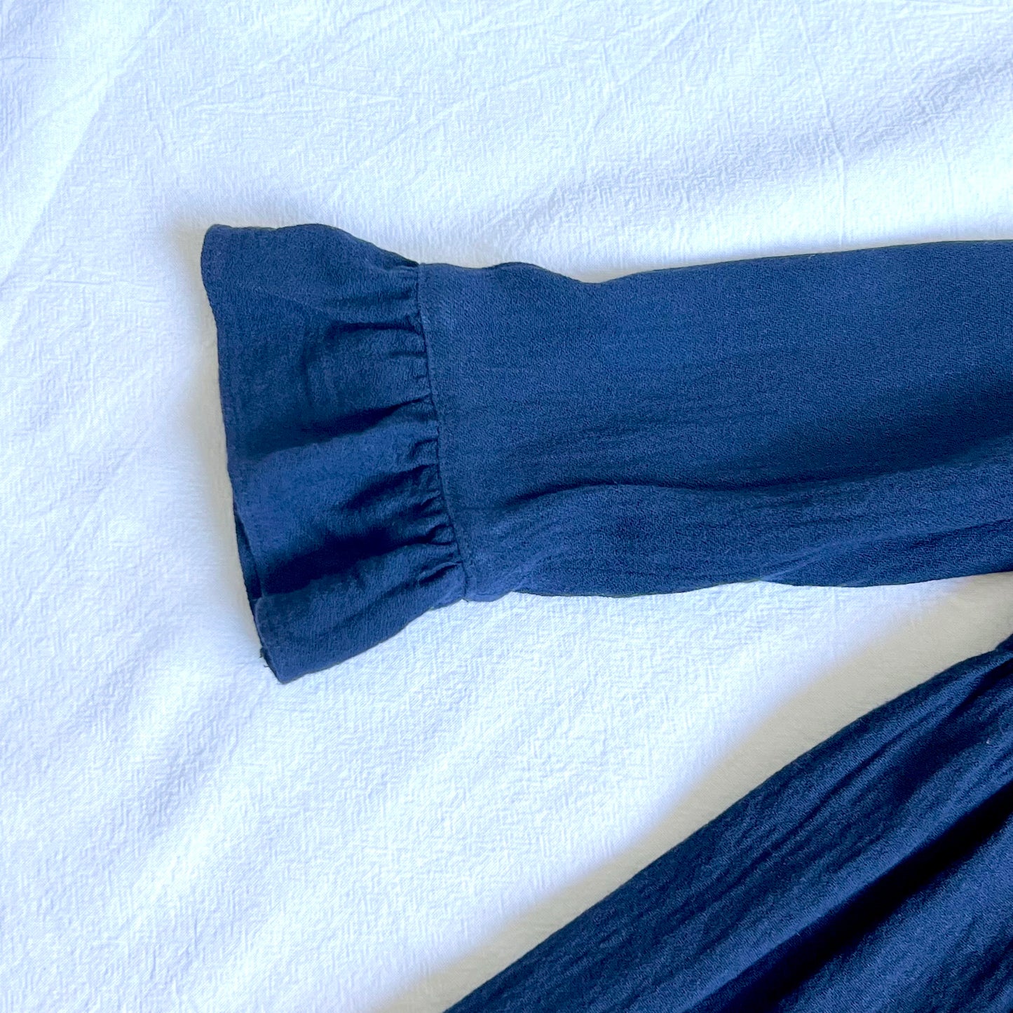 (Pre-loved) Bonpoint Navy Dress 女童長袖深藍色連身裙 4Y