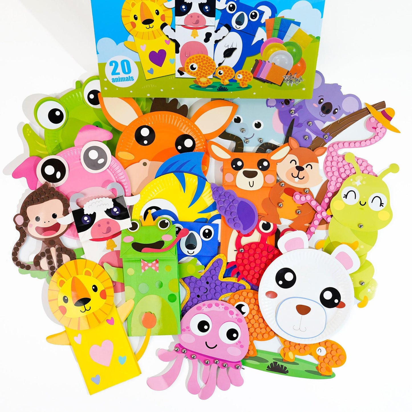 Kids Animal Paper Craft Kit 兒童動物紙藝套裝