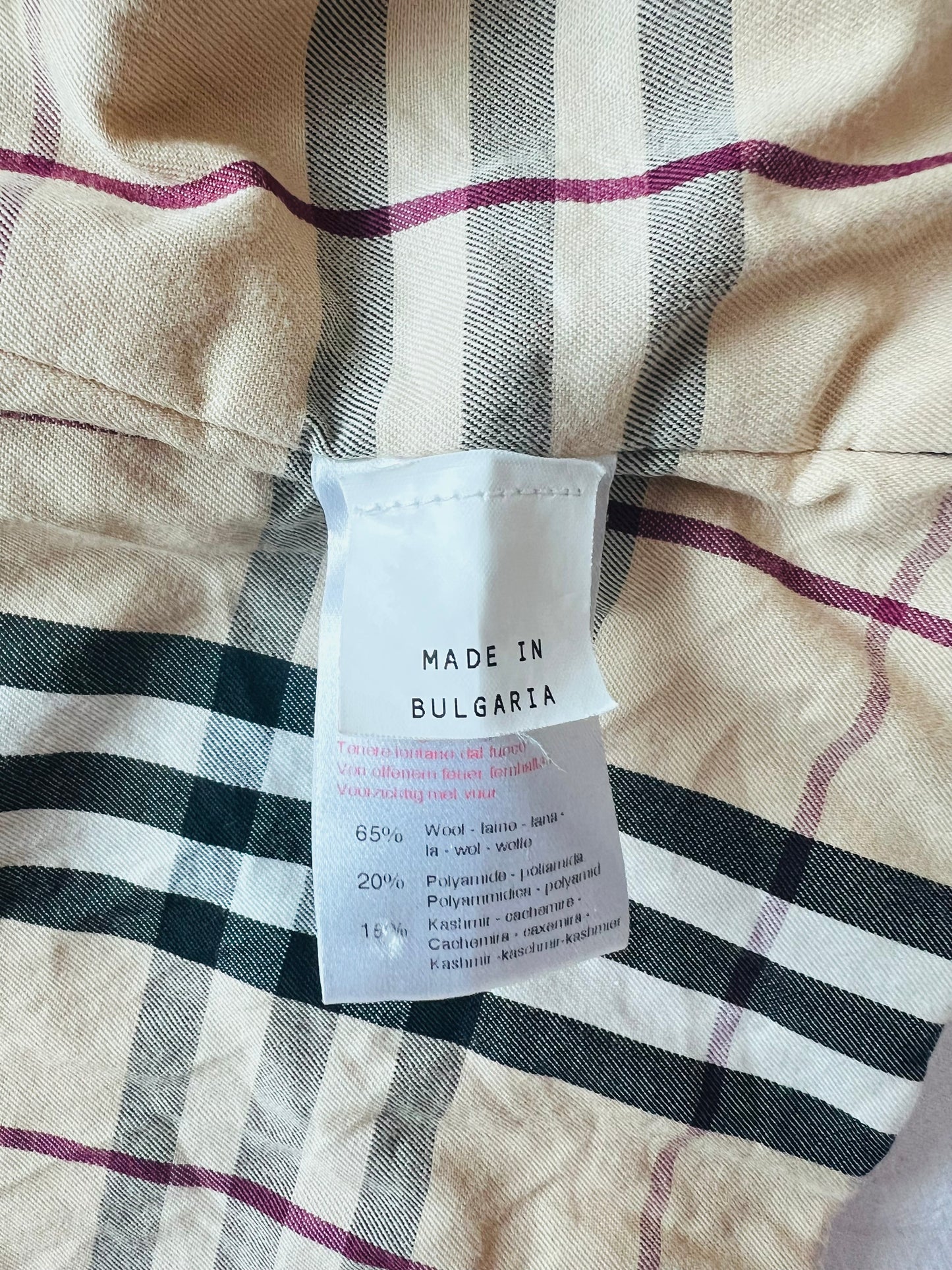 (Pre-loved) Burberry Pink Wool Coat age3