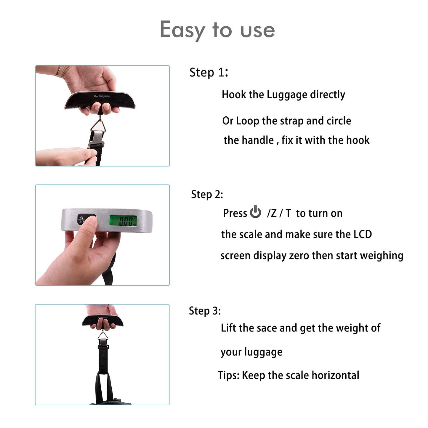 Electronic Luggage Scale 電子行李磅