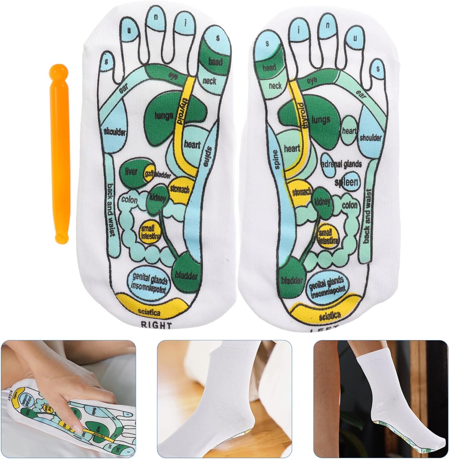 Foot Point Massage Socks 足點按摩襪