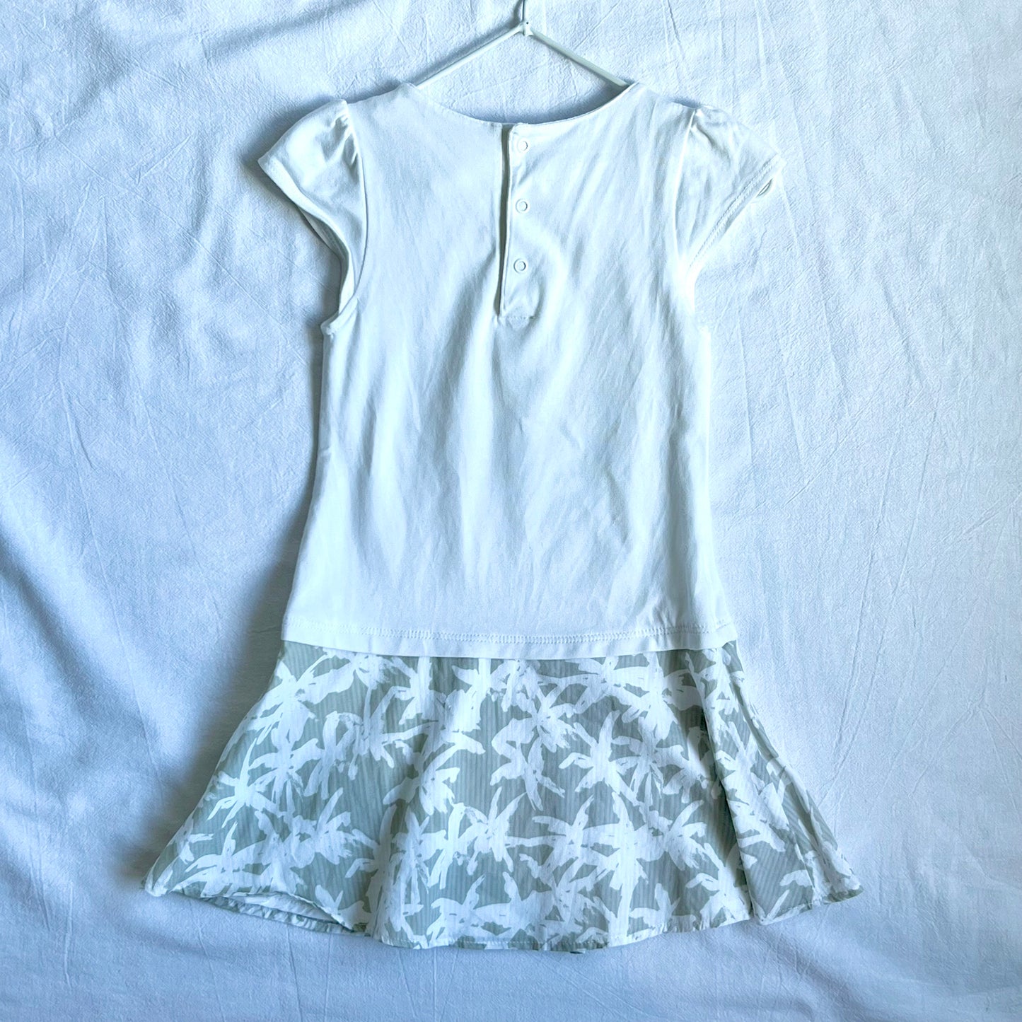 (Pre-loved) KENZO White Dress 女童白色短袖裙 3Y