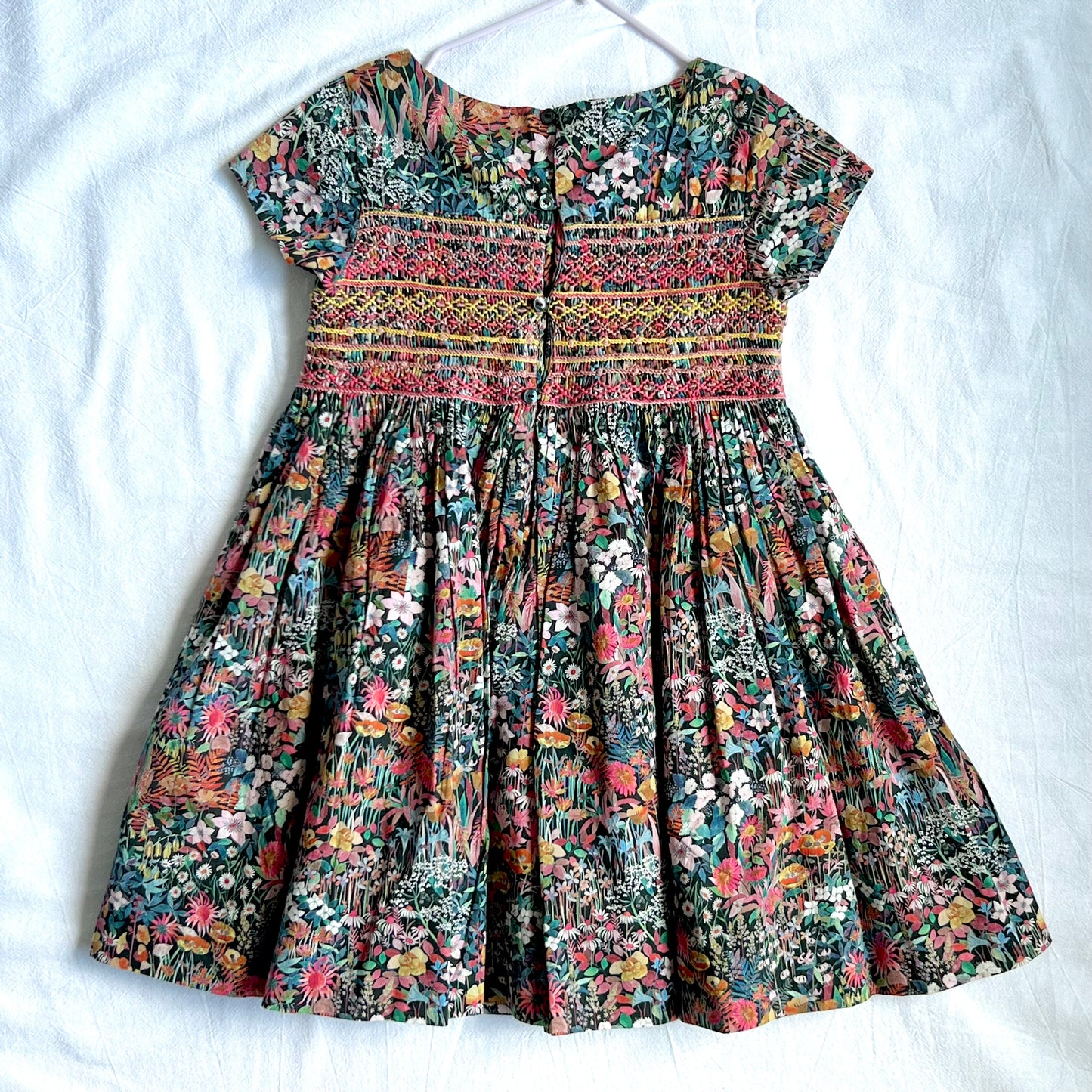 (Pre-loved) Bonpoint Duchesse Smocked Dress 女童無袖連身裙 4Y