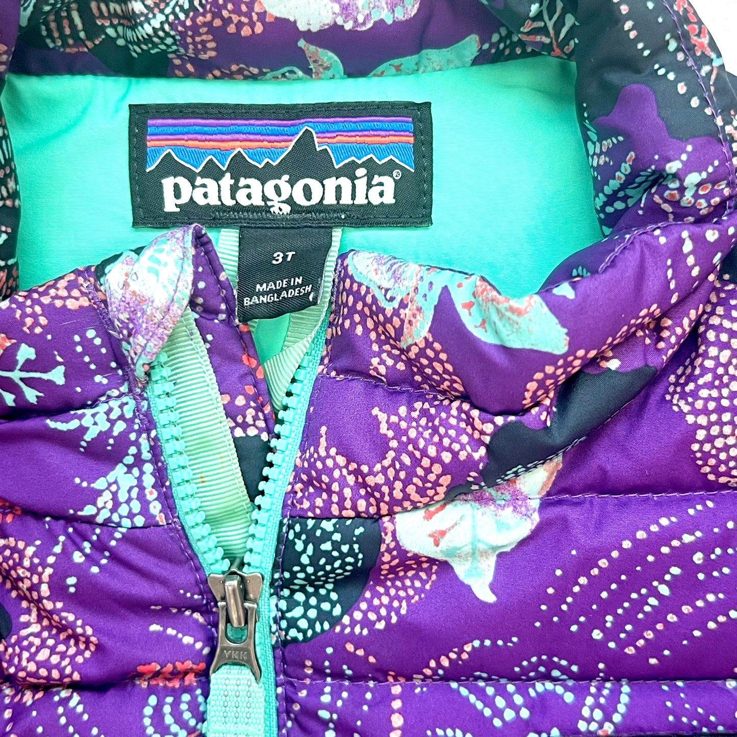 (Pre-loved) Patagonia Purple Down Jacket 紫色長袖羽絨 3Y