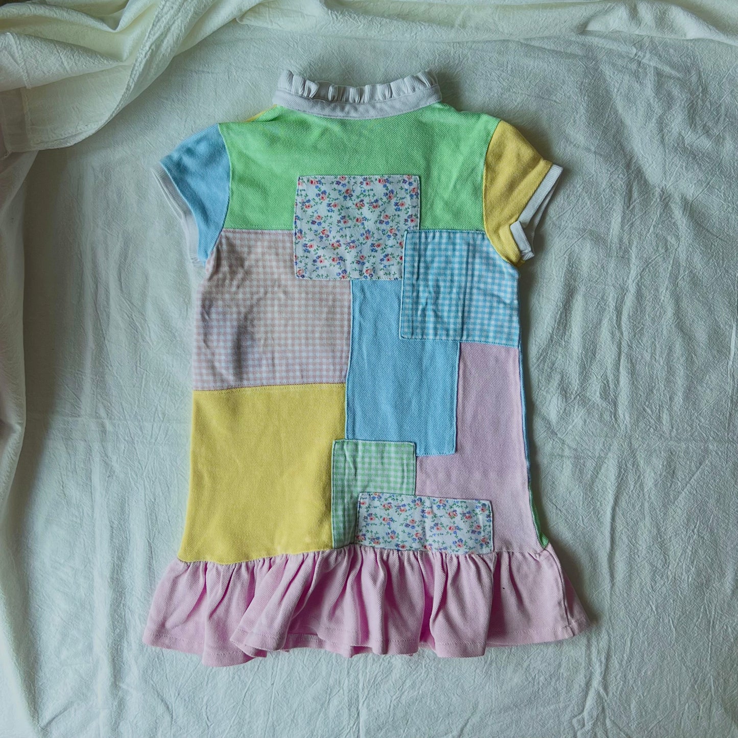 (Pre-loved) Polo Ralph Lauren Dress 女童拼布連身裙 3T