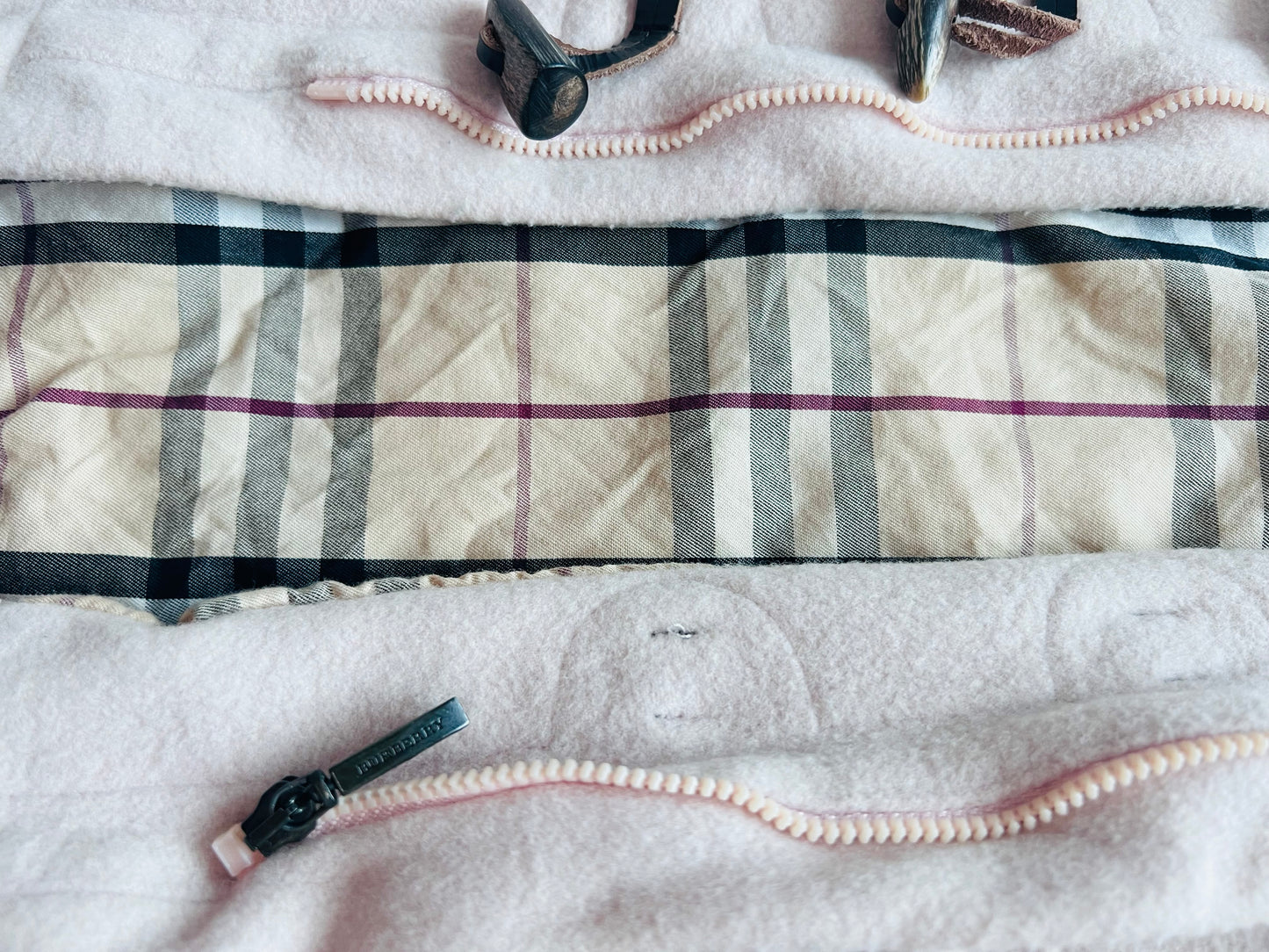 (Pre-loved) Burberry Pink Wool Coat age3