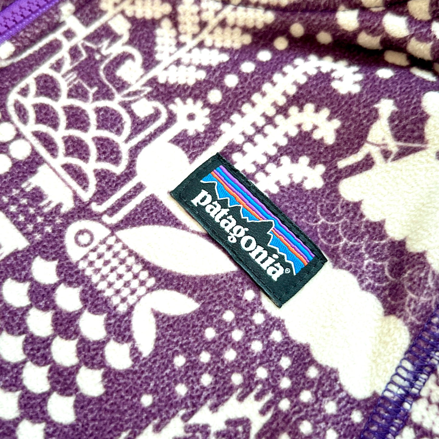 (Pre-loved) Patagonia Purple Fleece Jacket 紫色羊毛外套 4T