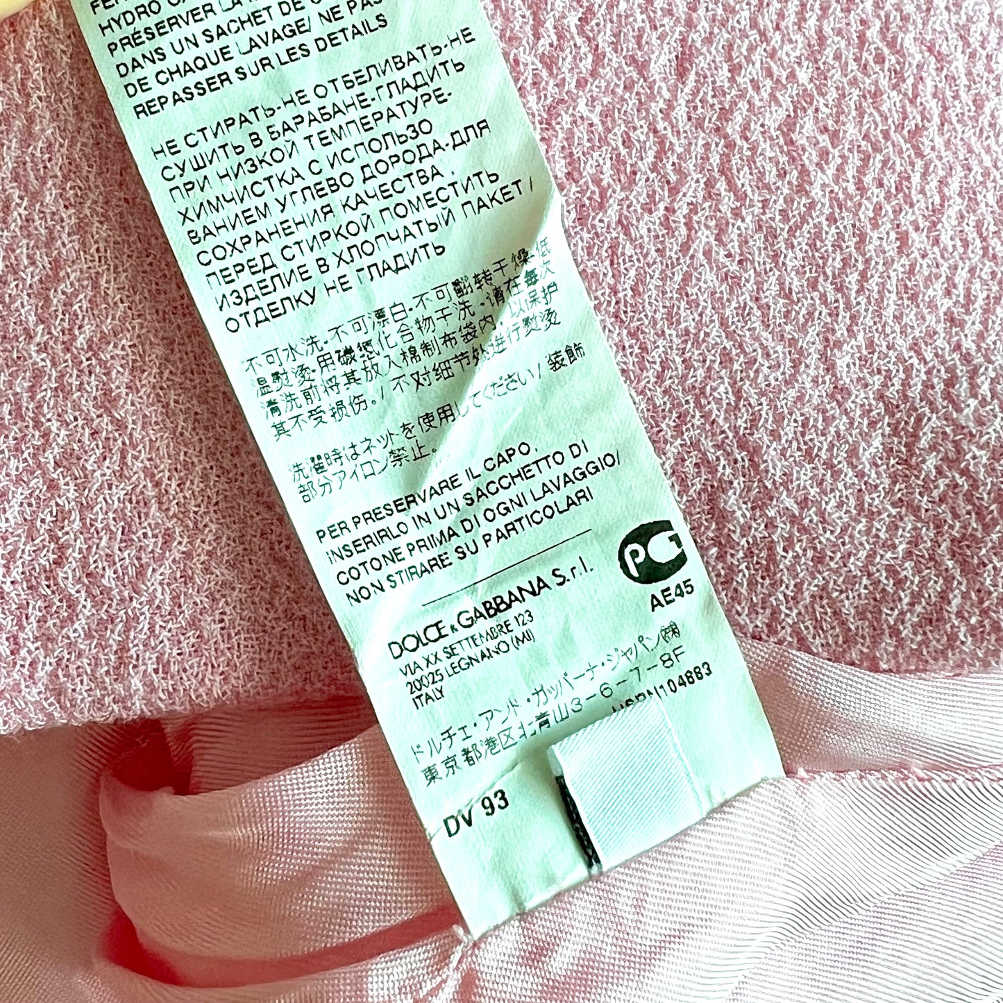 (Pre-loved) D&G Pink Black Label dress 粉紅黑牌無袖裙 7/8Y