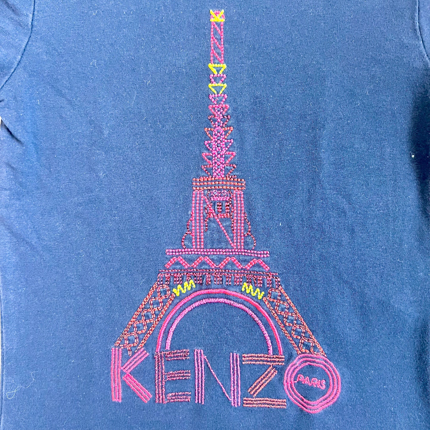 (Pre-loved) KENZO Blue Long Sleeves T-shirt 女童藍色長袖衫 4Y
