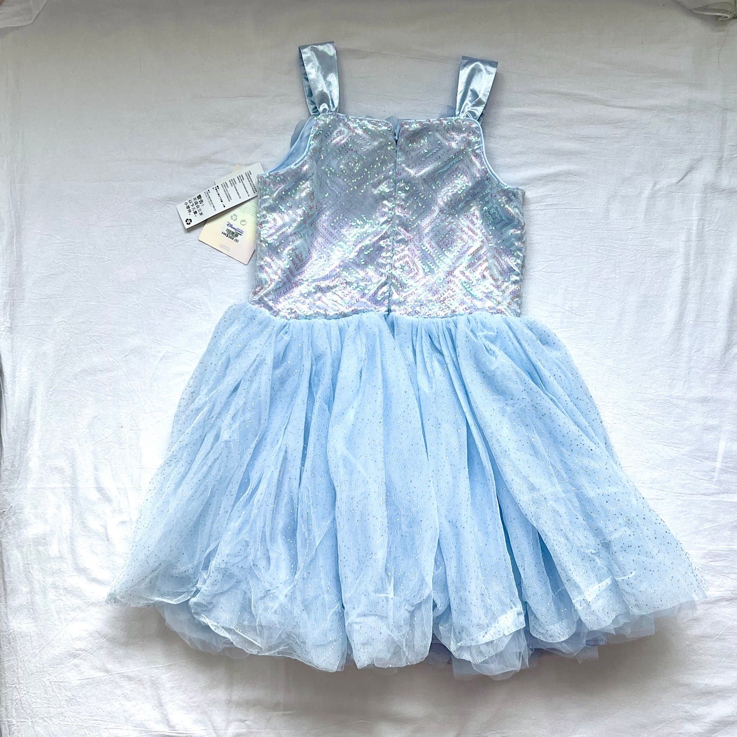(New with Tag) Disney Day Dress Cinderella 迪士尼灰姑娘公主裙 9/10Y