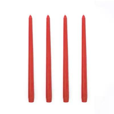 Unscented Taper Candle 4pcs 彩色長蠟燭 無香味 四支裝