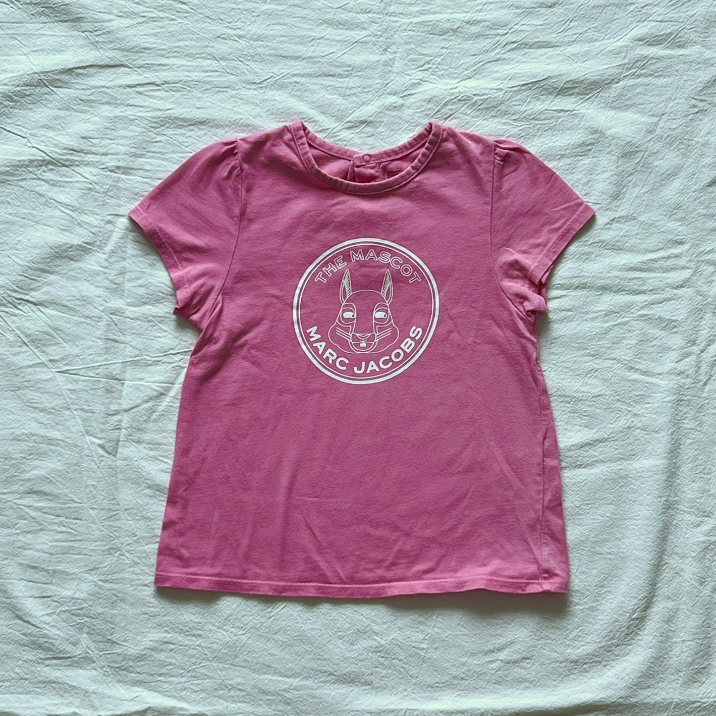 (Pre-loved) Little Marc Jacobs The Mascot Pink T-Shirt 女童粉紅色短袖T恤 3Y