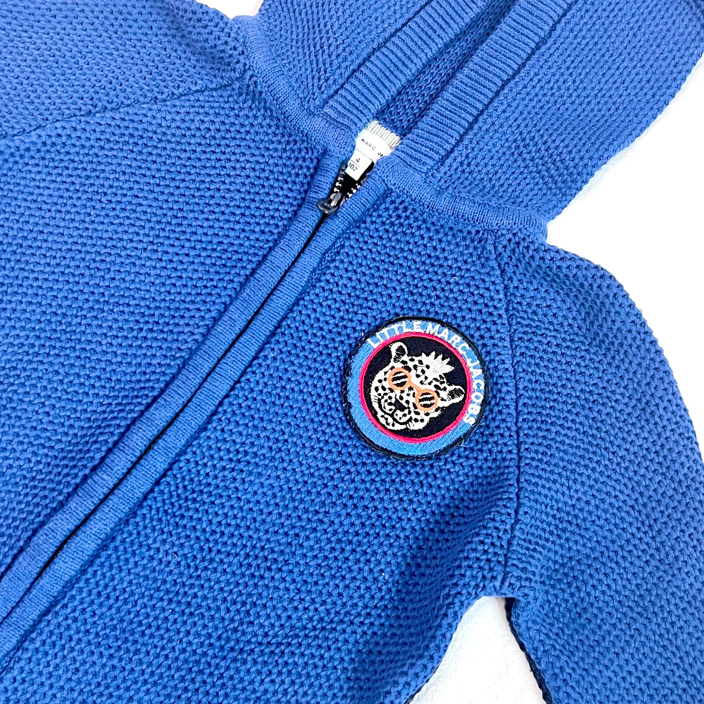 (Pre-loved) Little Marc Jacob Boy Blue Black Jacket 男童藍色拉鏈衛衣 4Y