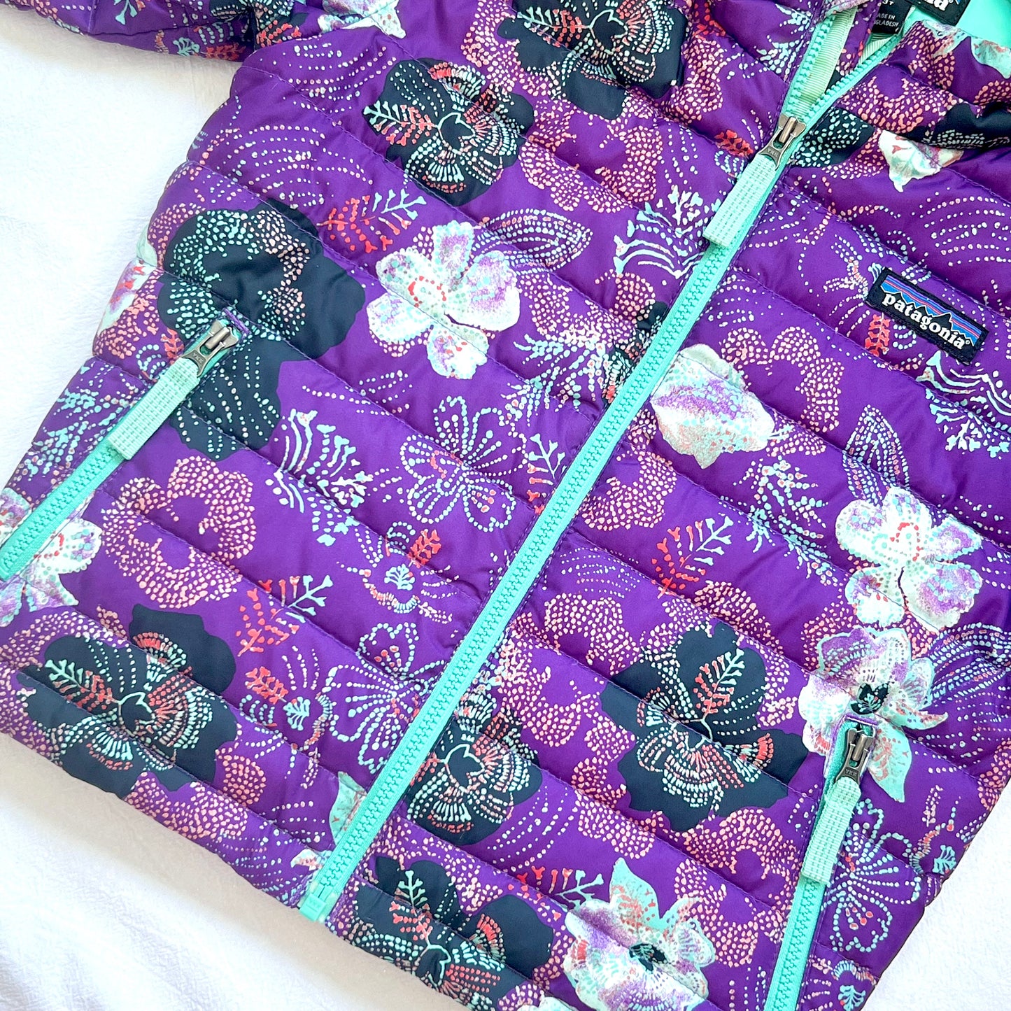 (Pre-loved) Patagonia Purple Down Jacket 紫色長袖羽絨 3Y