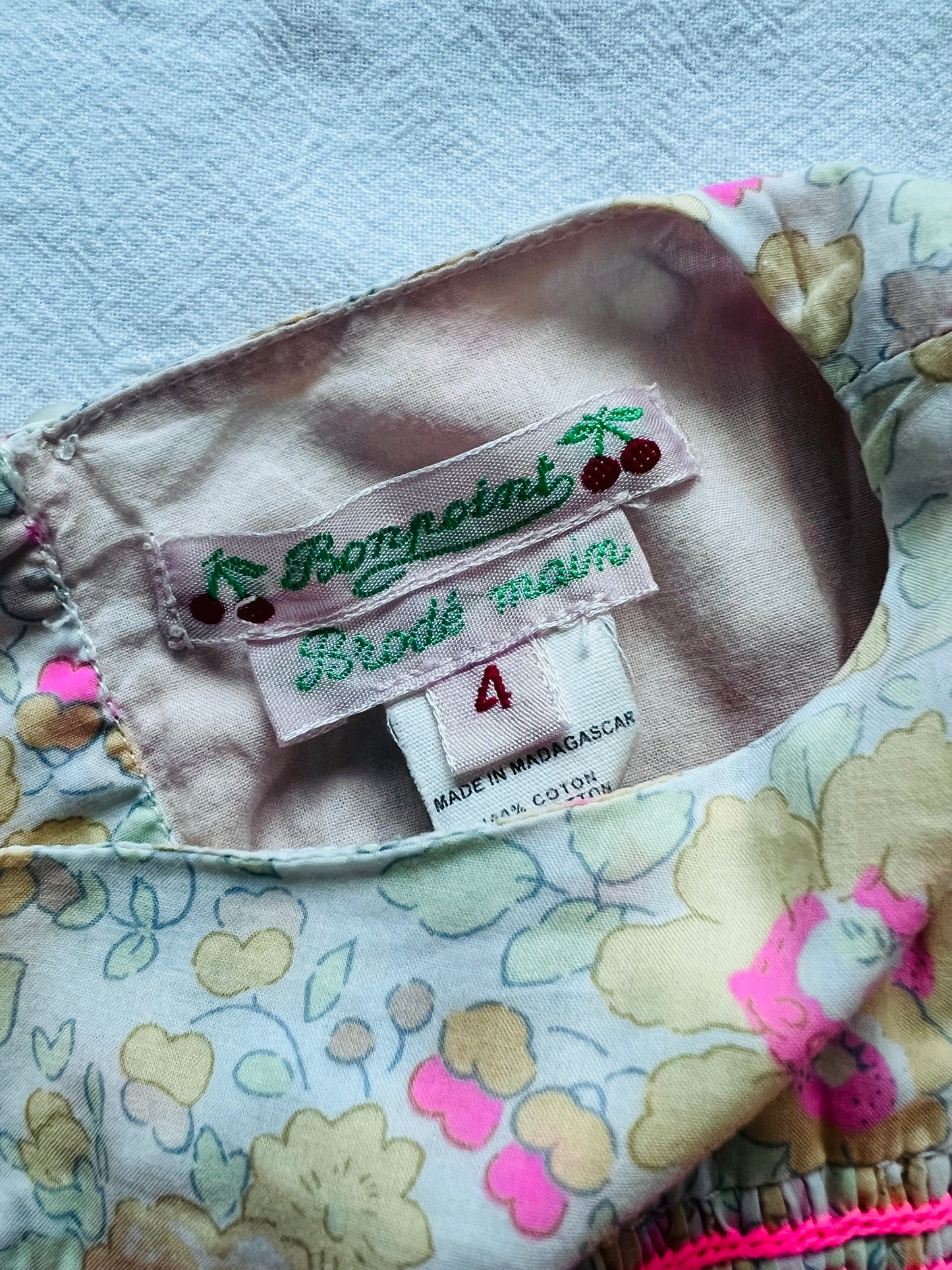 (Pre-loved) Bonpoint Duchesse Smocked Dress 女童無袖連身裙 age4