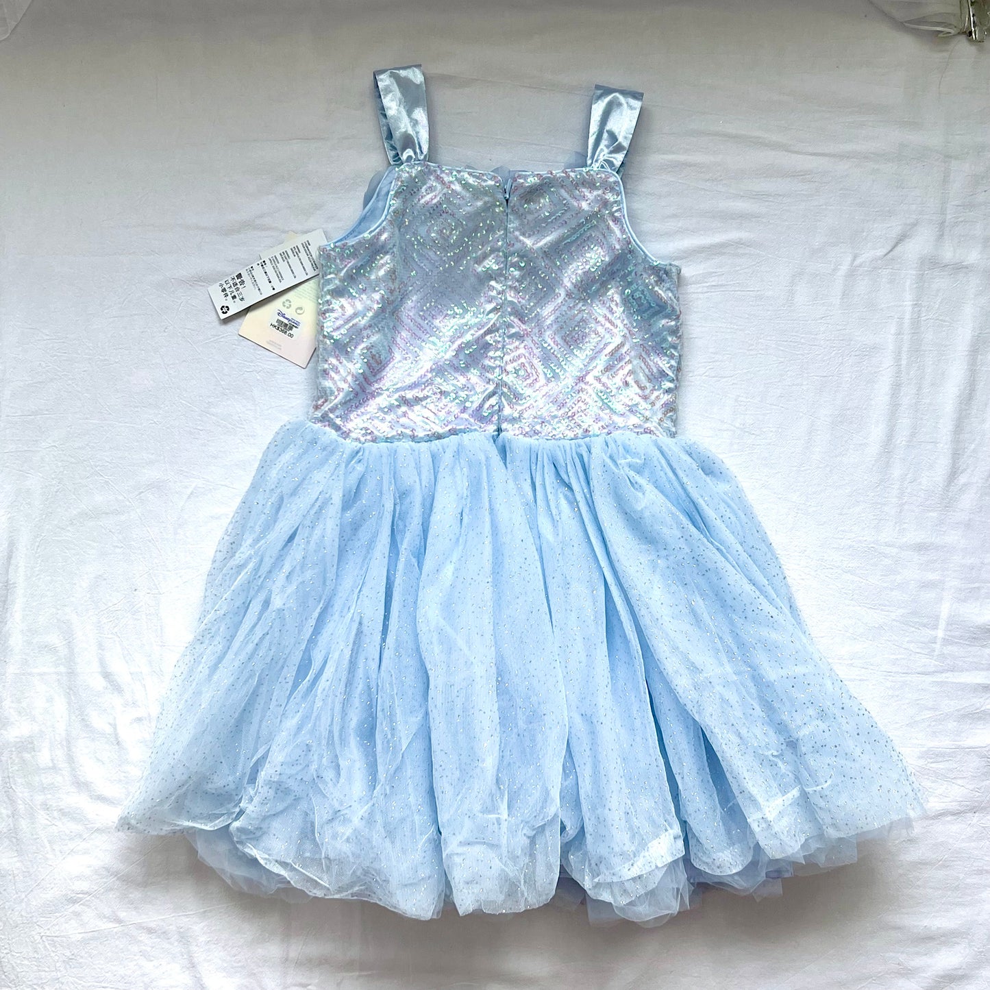(New with Tag) Disney Day Dress Cinderella 迪士尼灰姑娘公主裙 9/10Y
