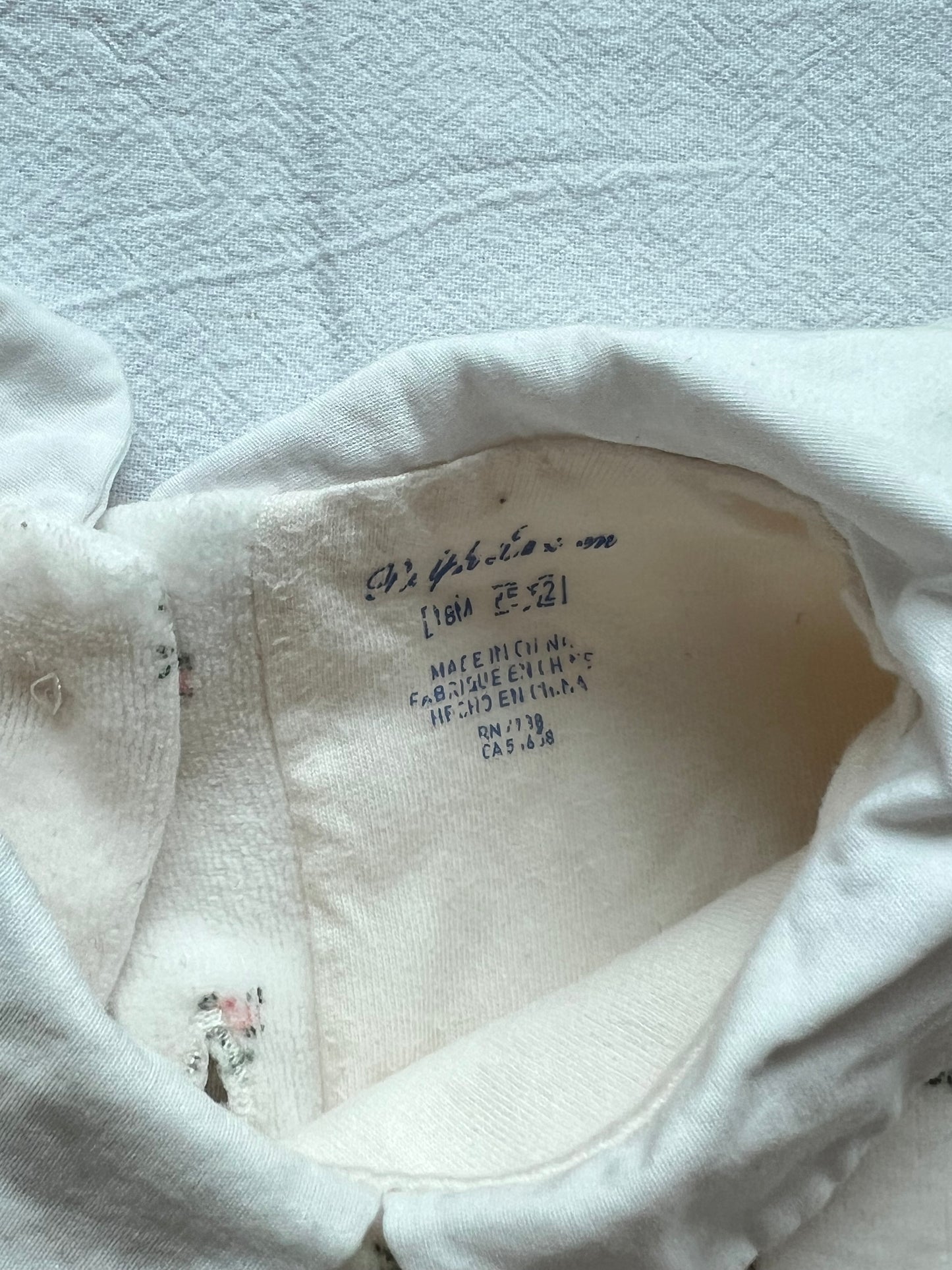 (Pre-loved) Ralph Lauren Long Sleeve Printed Dress 女童白絨印花長袖連身裙 18M
