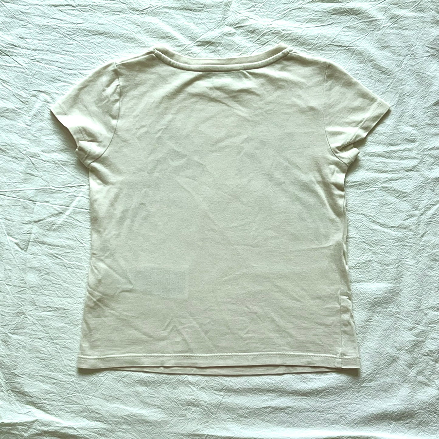 (Pre-loved) Gucci Two Horses Short Sleeves T-Shirt 女童白短袖T恤 4Y