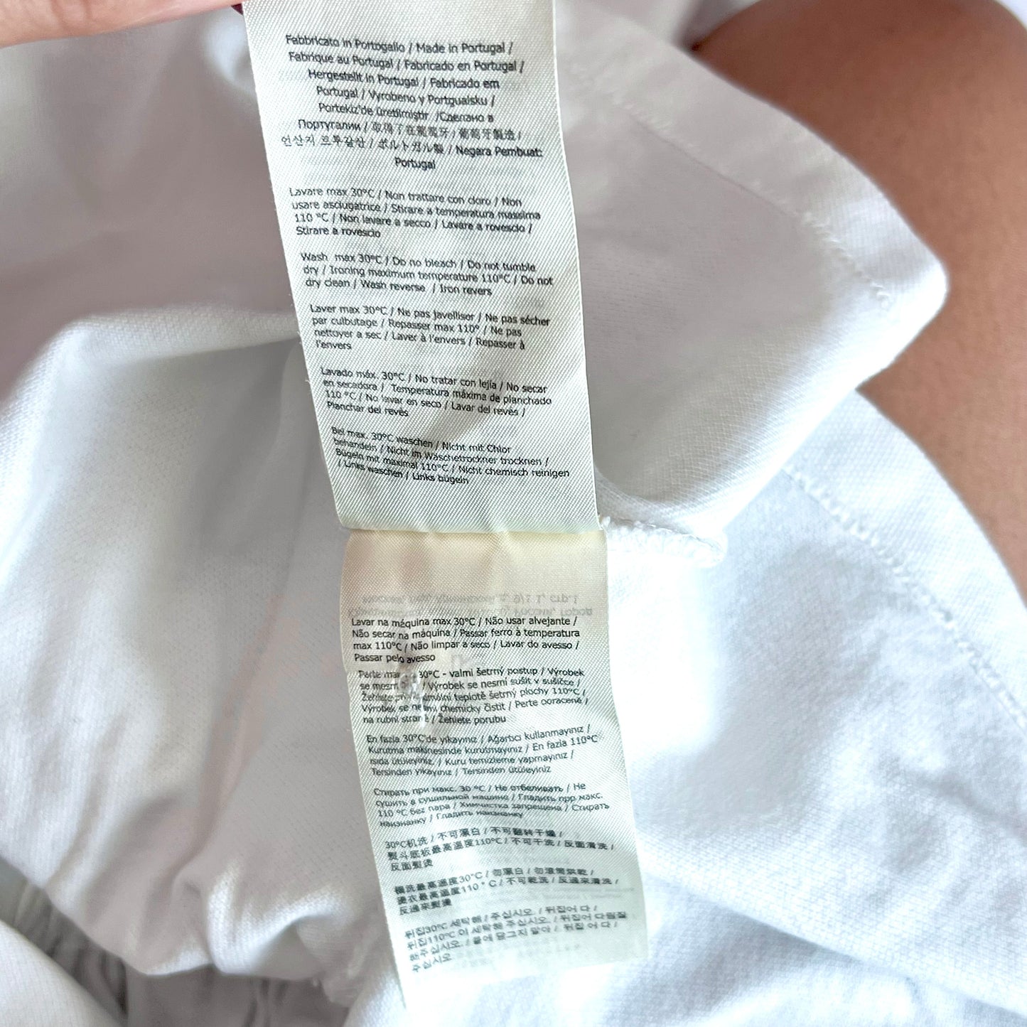 (Pre-loved) Fendi White T-shirt Dress 女童白色短袖連身裙 4Y 超偏大