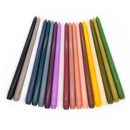 Unscented Taper Candle 4pcs 彩色長蠟燭 無香味 四支裝