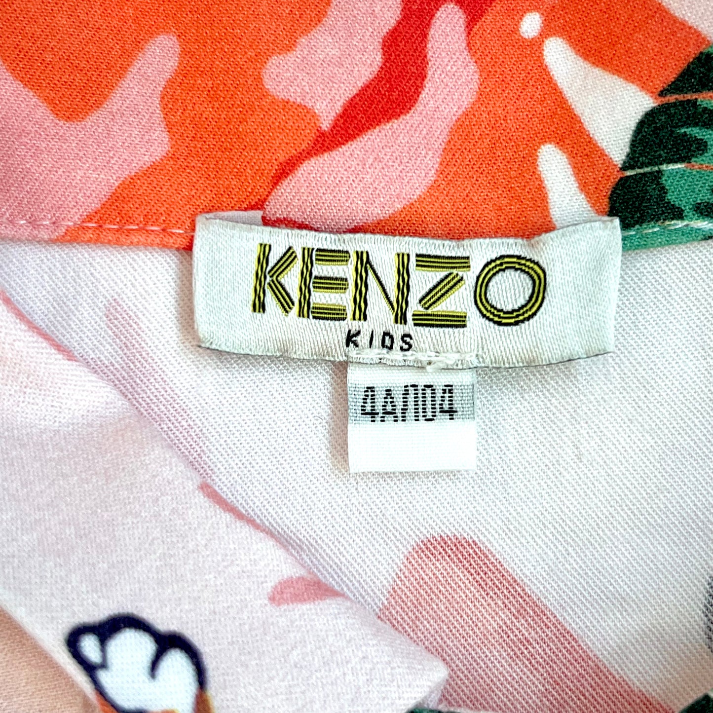 (Pre-loved) KENZO Pink Red Dress 粉紅色裙 4Y