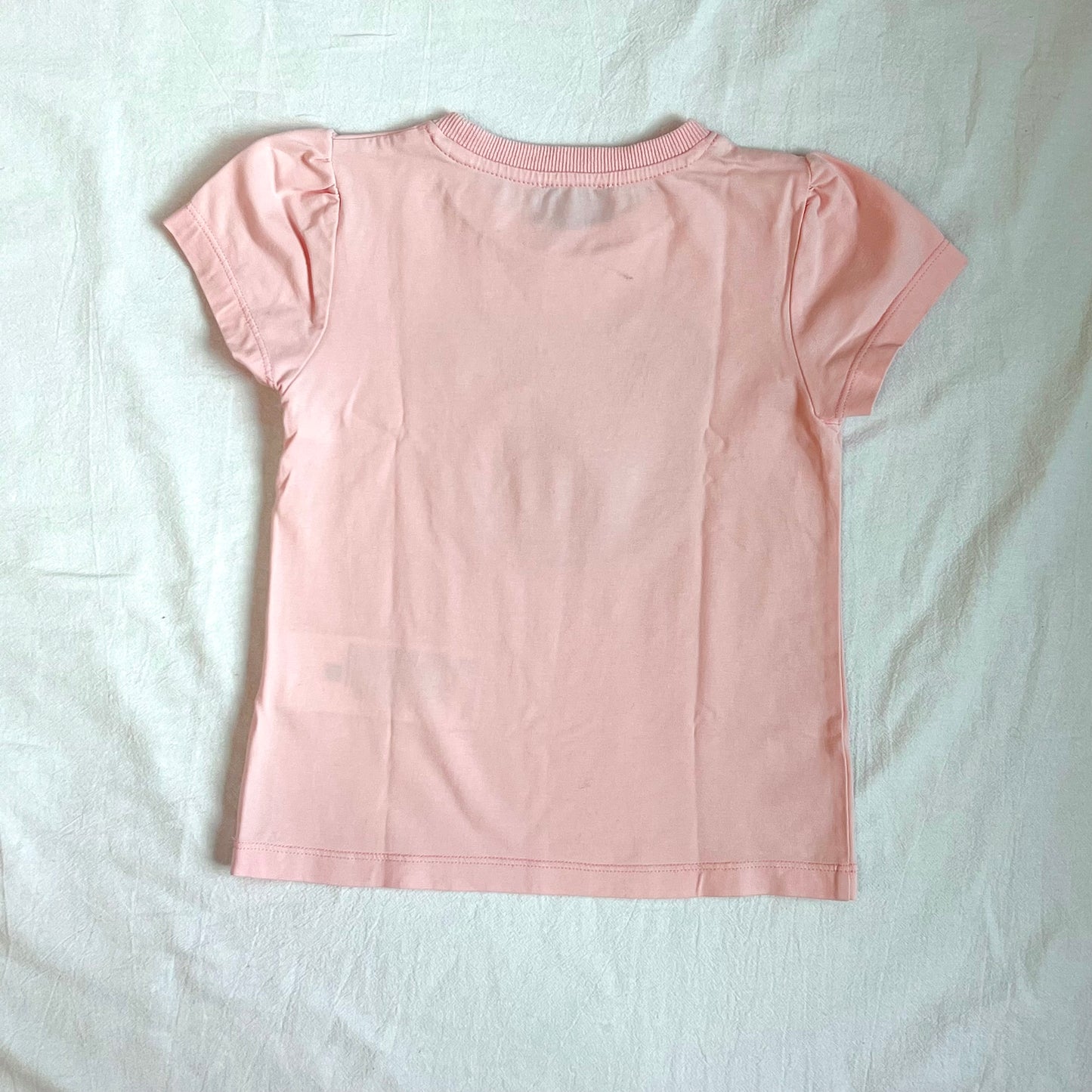 (Pre-loved) Moschino Pink Bling Bear T-Shirt 粉紅色熊仔頭短袖衫 4Y