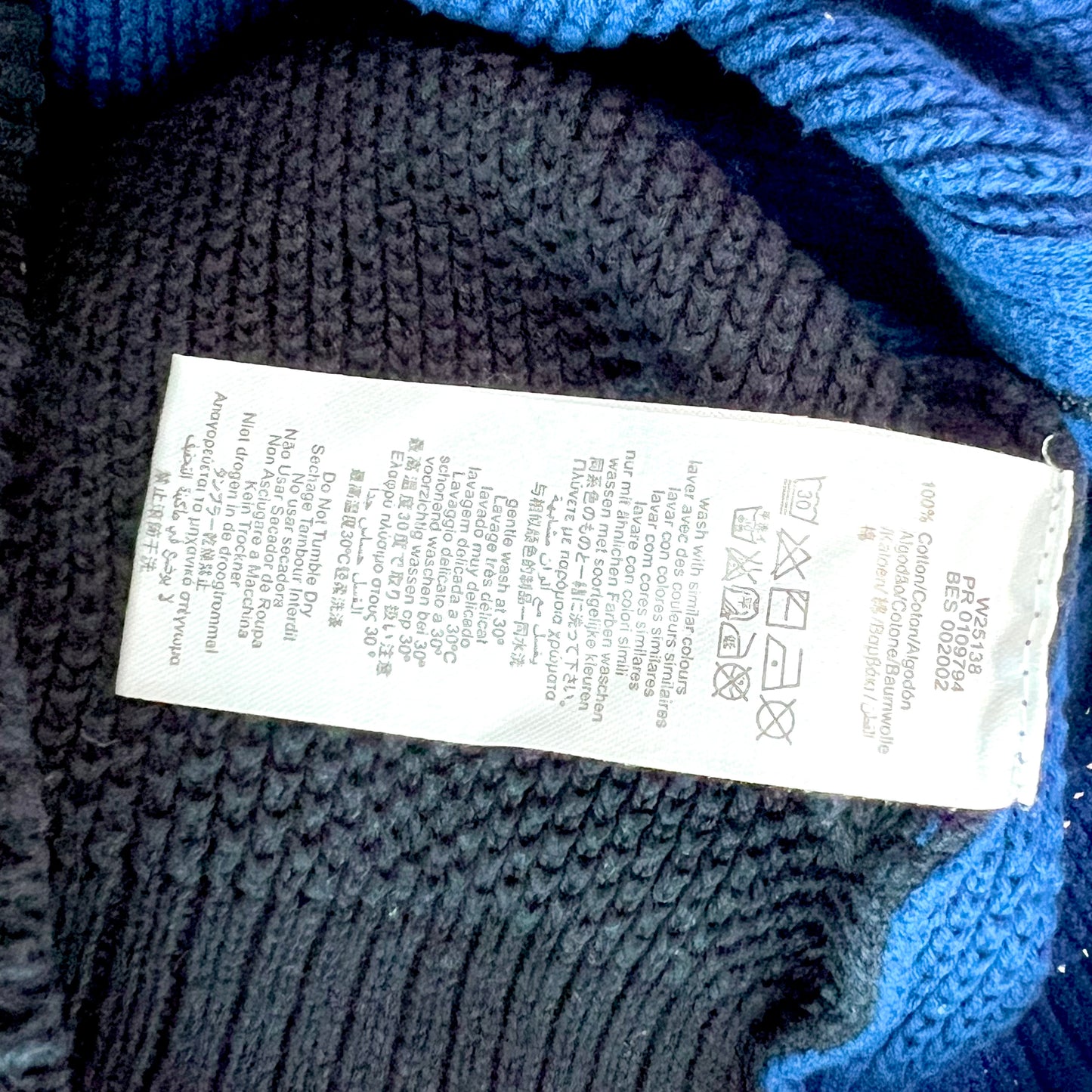 (Pre-loved) Little Marc Jacob Boy Blue Black Jacket 男童藍色拉鏈衛衣 4Y