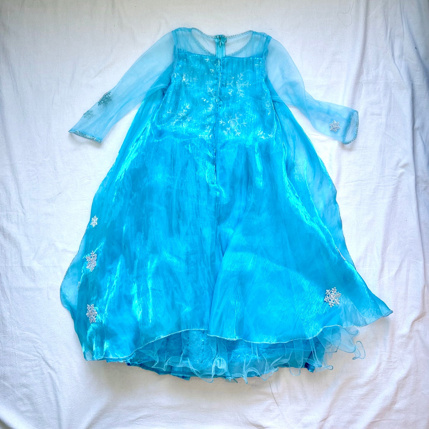 (Pre-loved) Disney BBB Costumes Elsa, Frozen S 魔法化妝廳愛莎公主裙 5/6Y