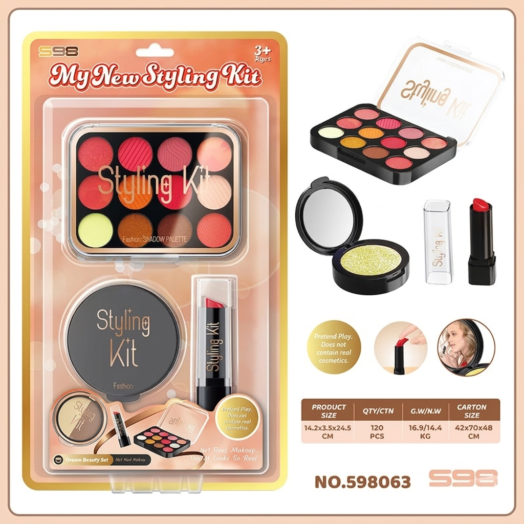 Pretend Makeup Toy Set 兒童仿真化妝玩具套組