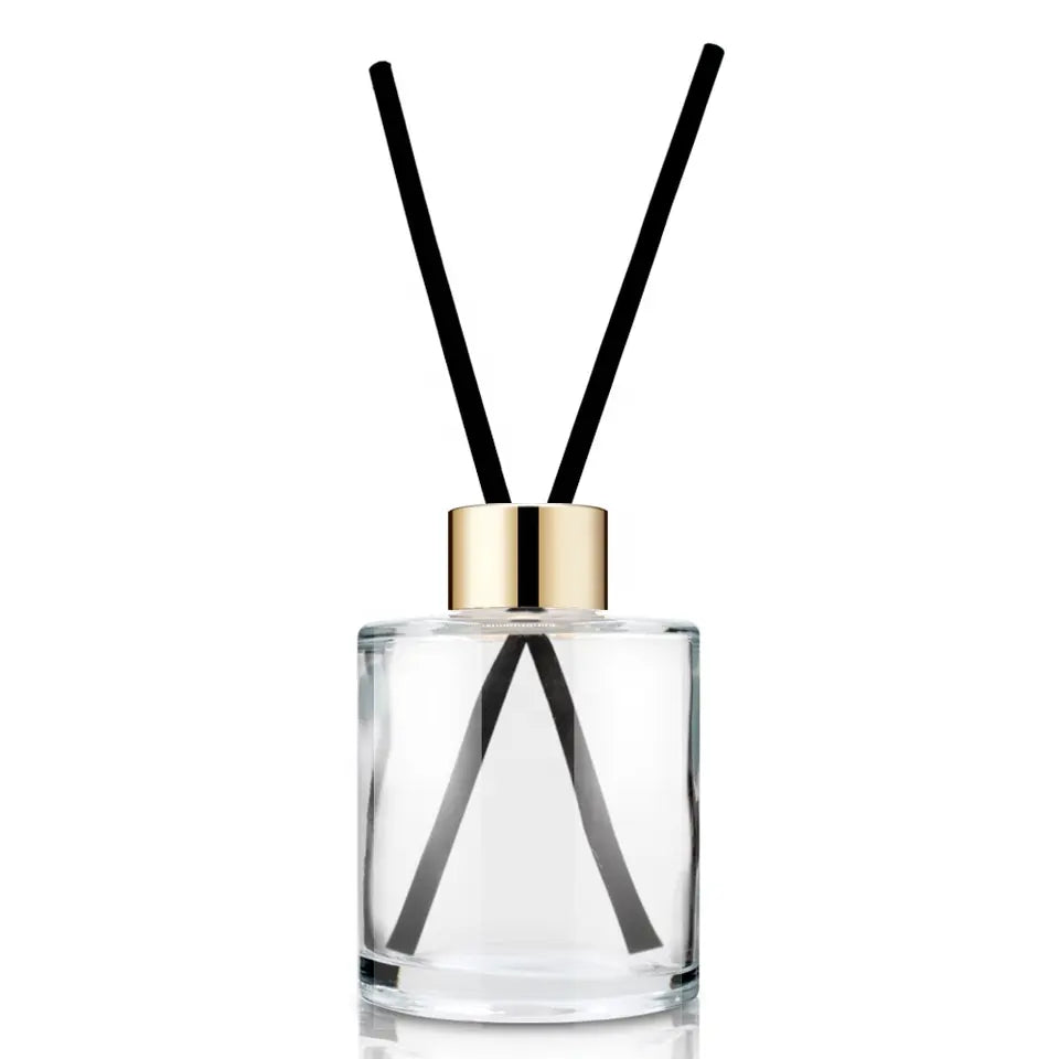 120ml Diffuser Glass bottle 圓形玻璃擴香瓶 (連蓋及內塞)