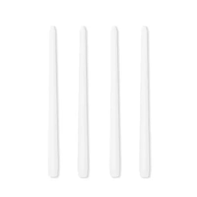 Unscented Taper Candle 4pcs 彩色長蠟燭 無香味 四支裝