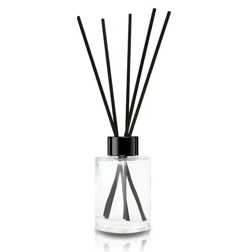 120ml Diffuser Glass bottle 圓形玻璃擴香瓶 (連蓋及內塞)