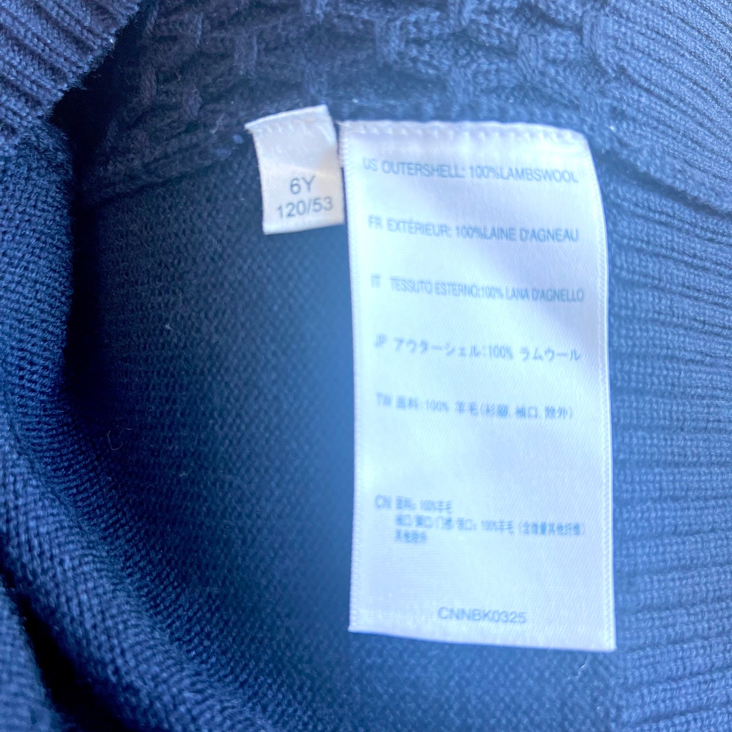 (Pre-loved) Nicholas & Bears Navy Cardigan 女童深藍色開襟羊毛衫 6Y