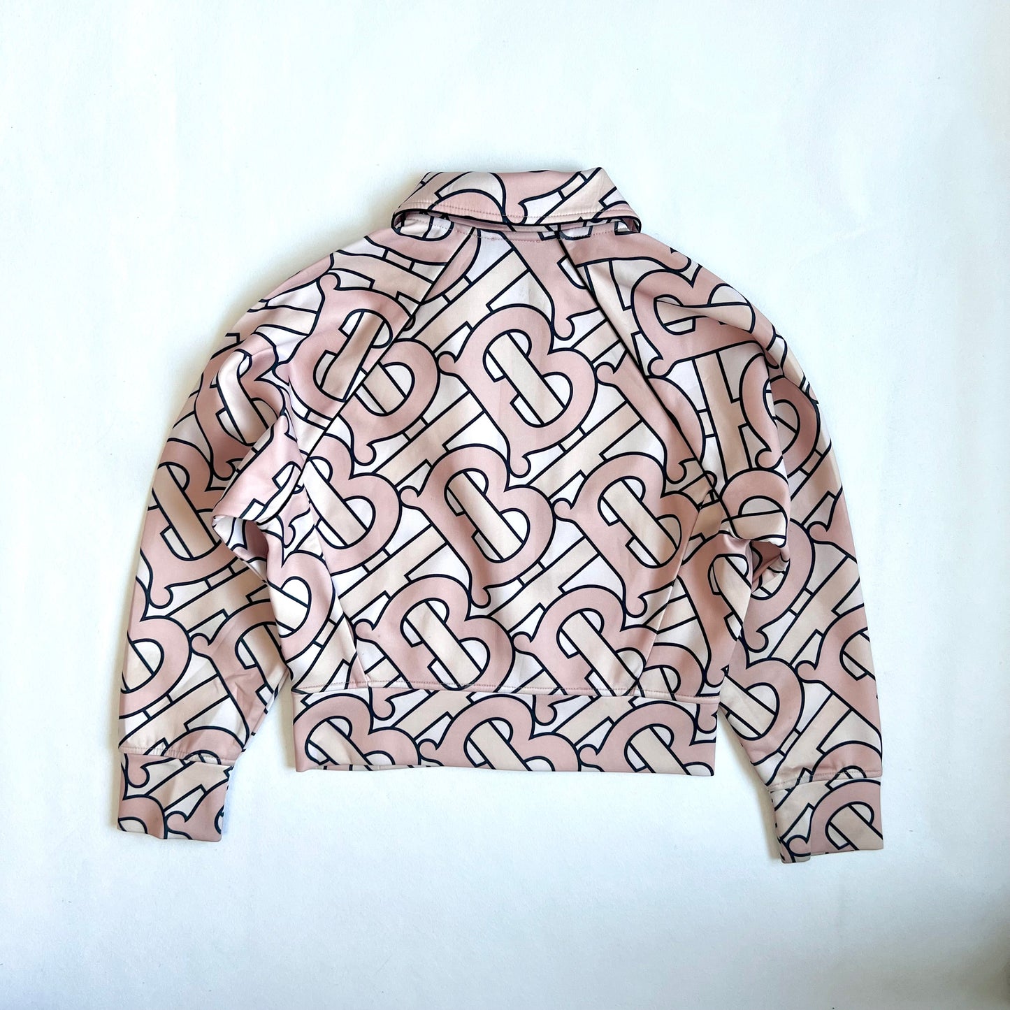 (Pre-loved) Burberry TB Logo Jacket 粉紅色印花外套 8Y