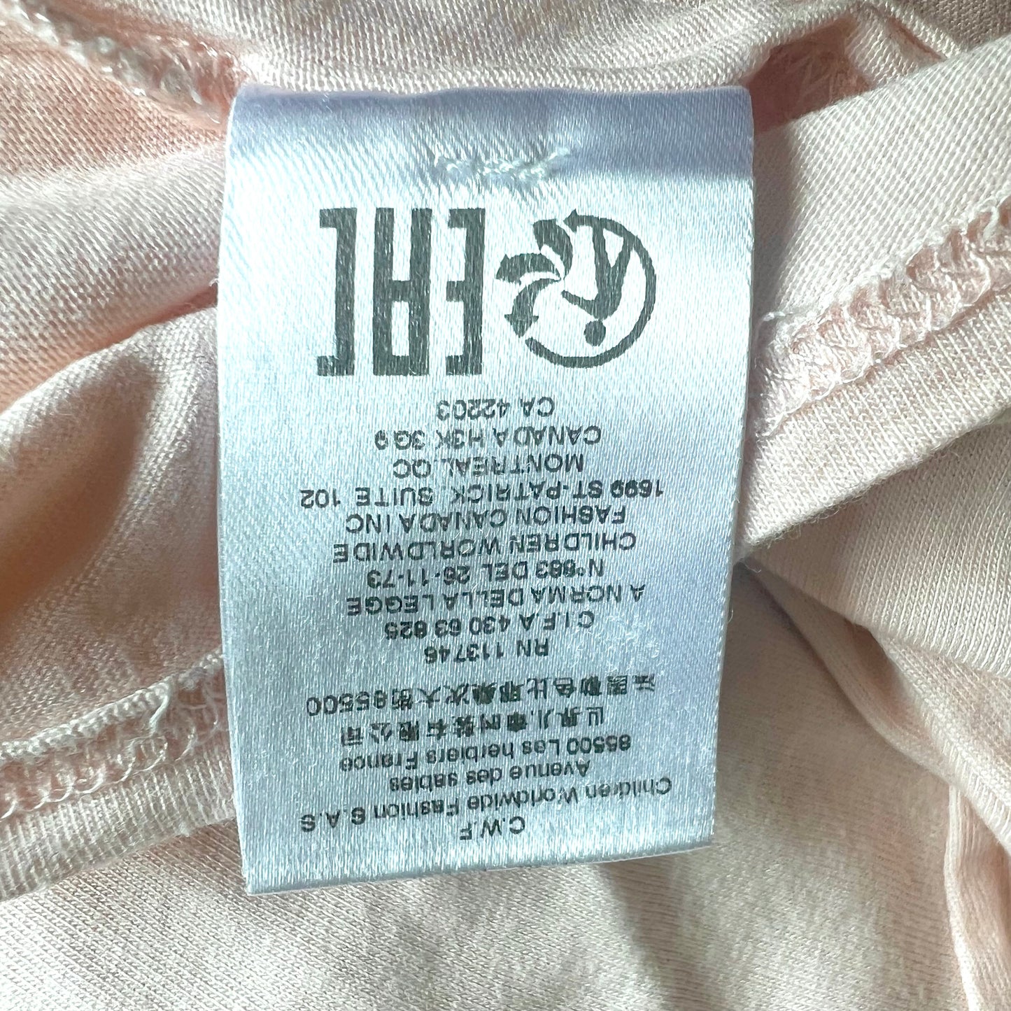 (Pre-loved) Chloe Pink Long Sleeve T-Shirt 女童粉紅色長袖上衣 3Y