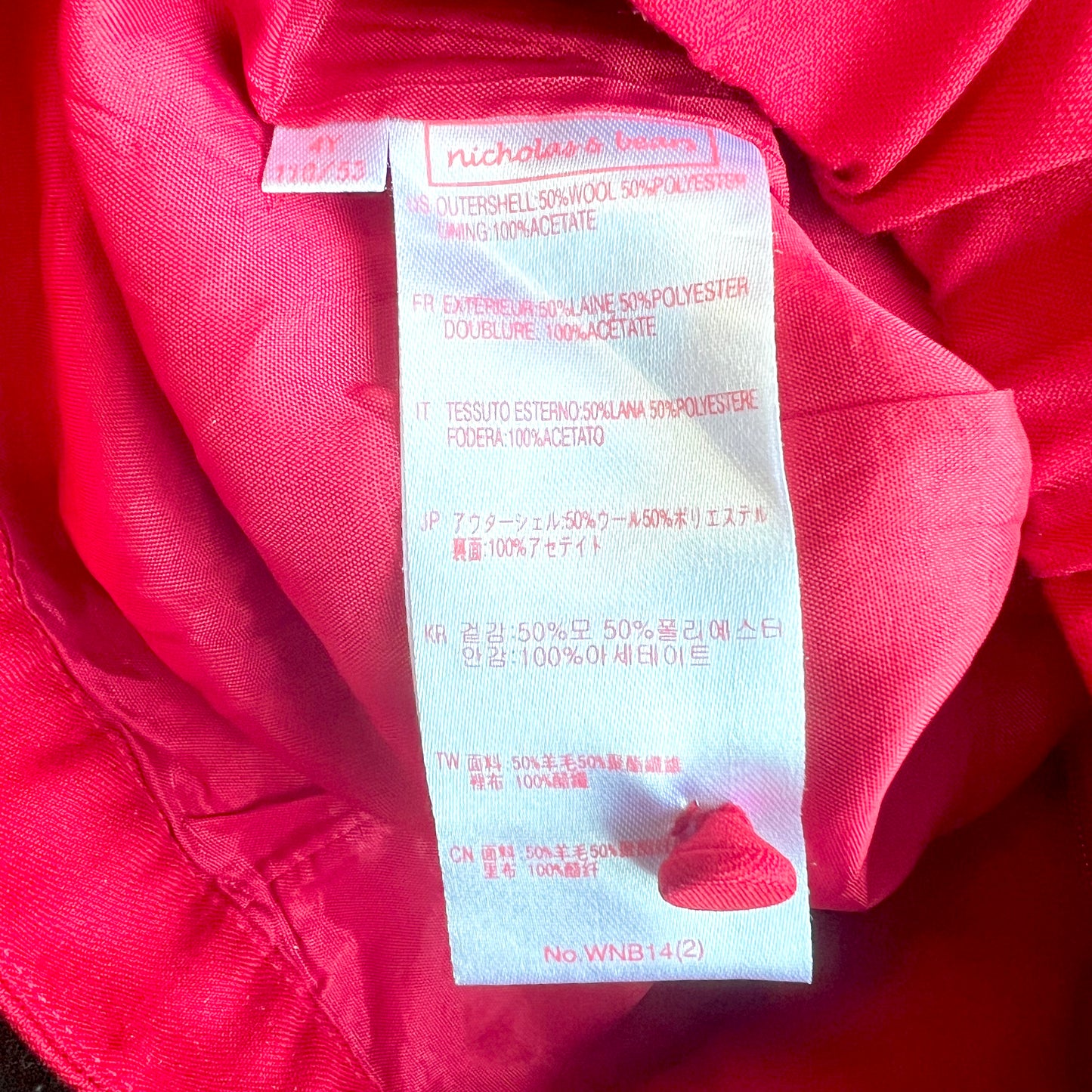 (Pre-loved) Nicholas & Bears Red Pants 紅色褲 4Y