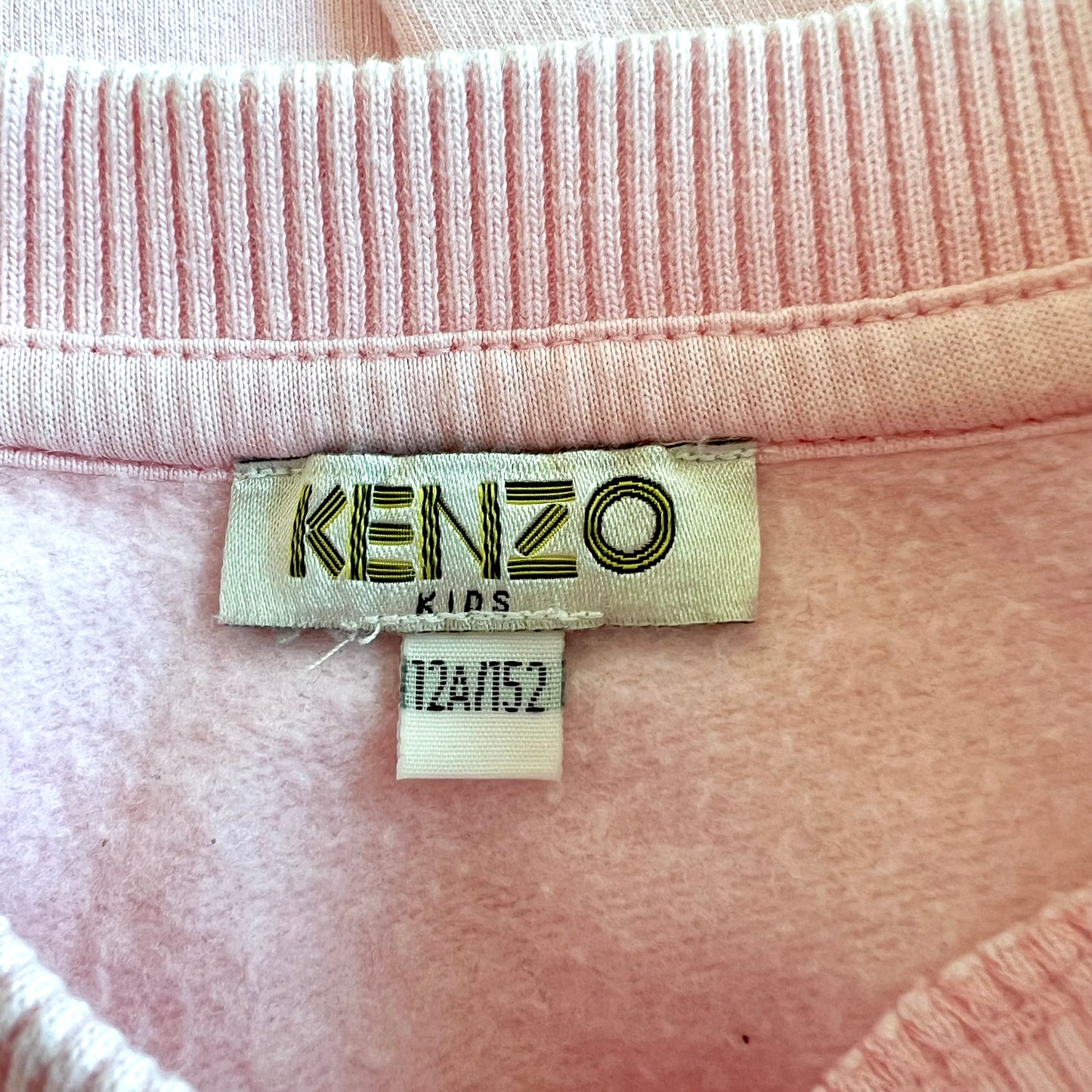 (Pre-loved) KENZO Long Sleeves Pink Sweater 女童粉紅色長袖衛衣 12Y