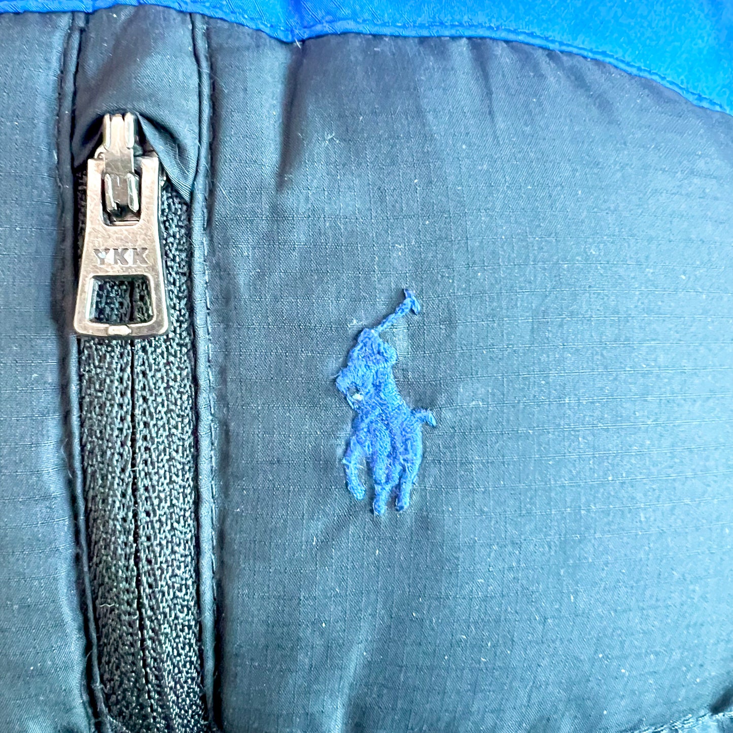 (Pre-loved) Polo Ralph Lauren Hooded Down Jacket 男童黑藍色有帽羽絨外套 4Y