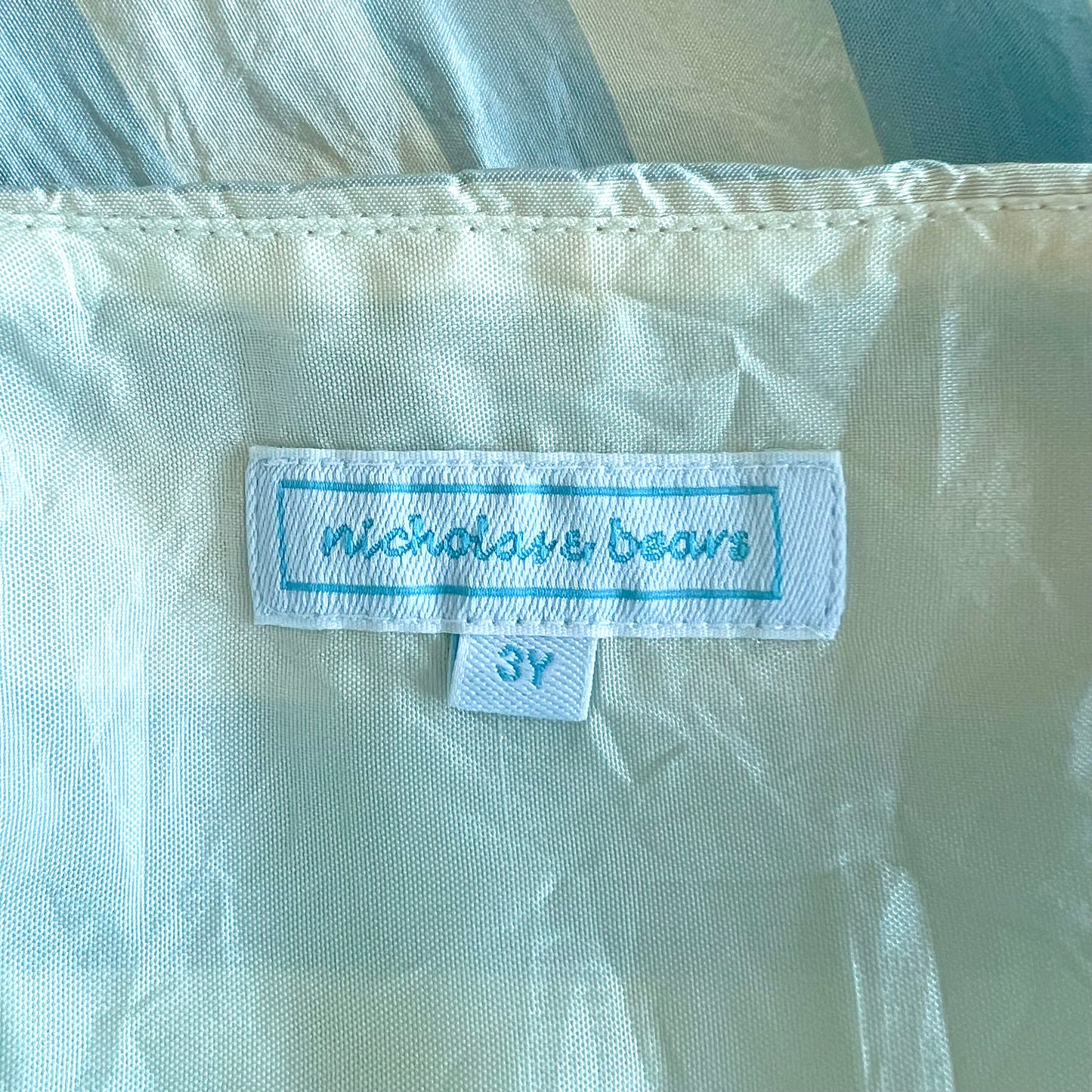 (Pre-loved) Nicholas & Bears Blue Striped Dress 藍白間條連身裙 3Y