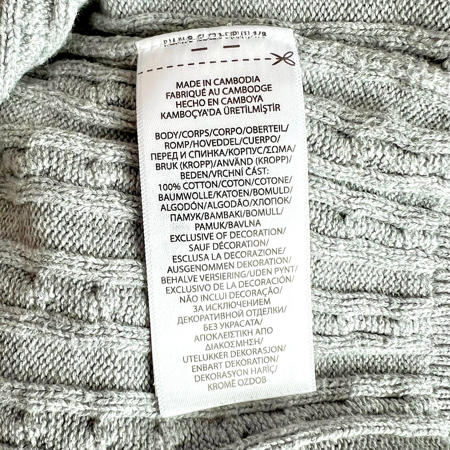 (Pre-loved) Polo Ralph Lauren Grey Cardigan 女童灰色開襟衫 2Y